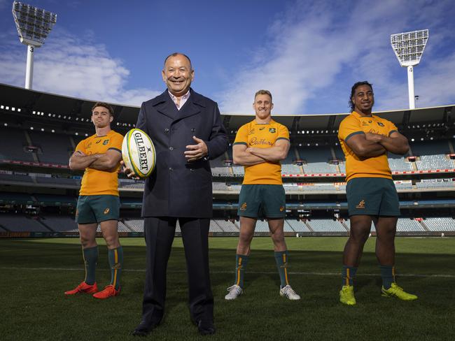 Wallabies coach Eddie Jones wants to lift the fortunes of both his sport and team. Picture: Daniel Pockett/Getty Images