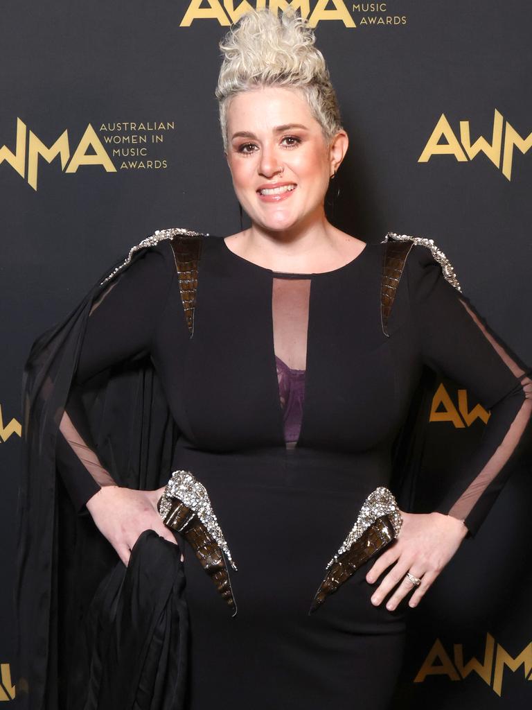 Katie Noonan at the Australian Women in Music Awards at the Tivoli, Brisbane. Picture: Steve Pohlner