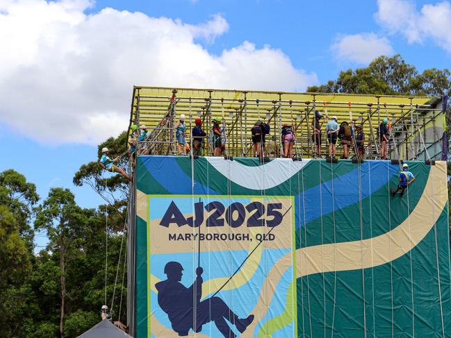 The Scouts enjoy all the fun of the Australian Jamboree in Maryborough.