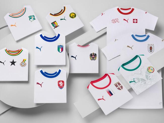 Puma's creative kit launch of ... entirely white kits