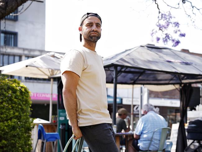 DAILY TELEGRAPH - 30/10/24Aussie Bites Cafe owner in Gladesville, George Pahali pictured this morning. Picture: Sam Ruttyn