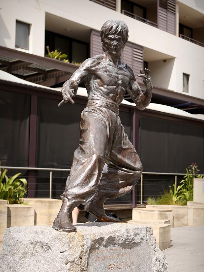 Same man, different statue, this time in Kogarah. Picture: Chris Pavlich