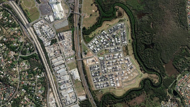 Location of The Surrounds in Helensvale. Picture: Bing Maps.