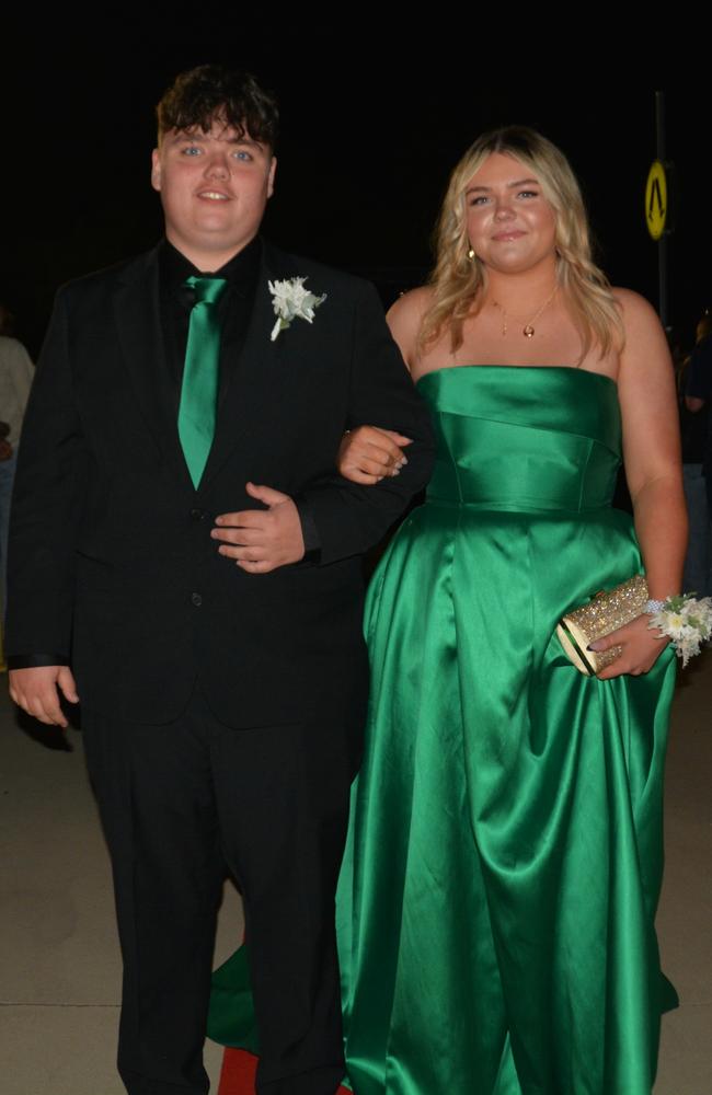 Bridey Breen and Tom Wallace at Assumption College's year 12 formal on April 22, 2025. Photo: Jessica Klein