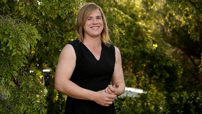 Hannah Mouncey will have to wait to play AFLW. Picture: Kym Smith