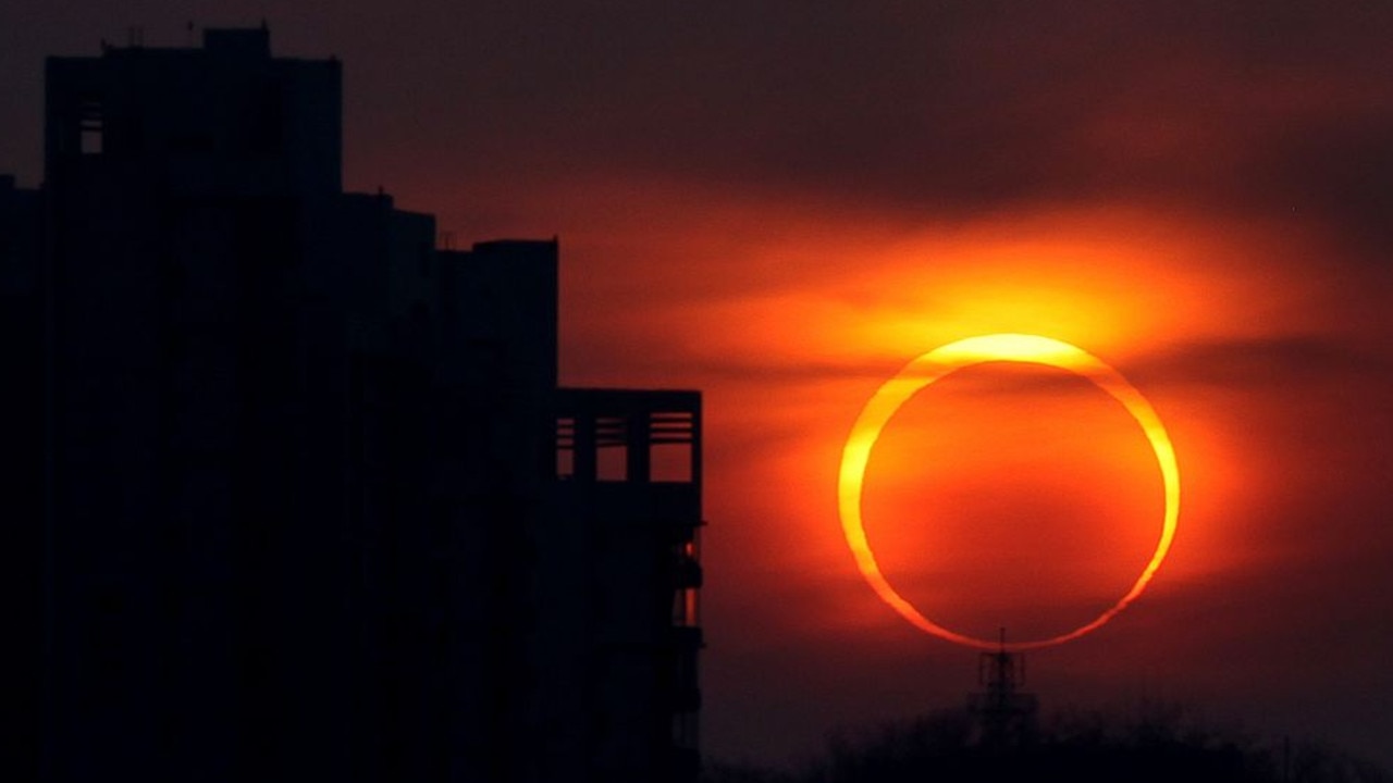 Annular ‘ring Of Fire Solar Eclipse Visible Across Northern Australia