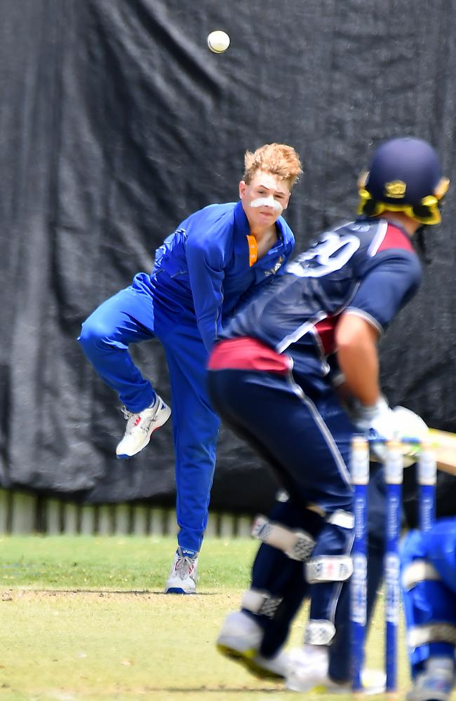 Tighe Morris GPS First XI cricket between TSS and ACGS Saturday February 1, 2025. Picture, John Gass