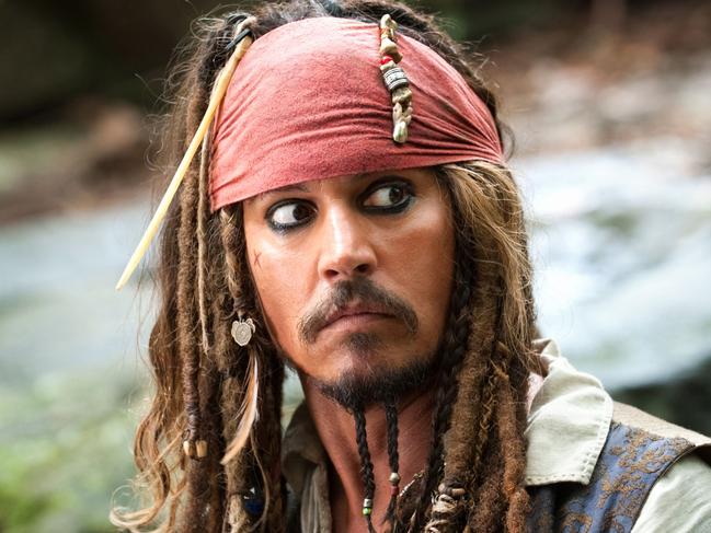 "PIRATES OF THE CARIBBEAN: ON STRANGER TIDES" JOHNNY DEPP is the unscrupulous but freedom-loving Captain Jack Sparrow. Ph: Peter Mountain �Disney Enterprises, Inc. All Rights Reserved.