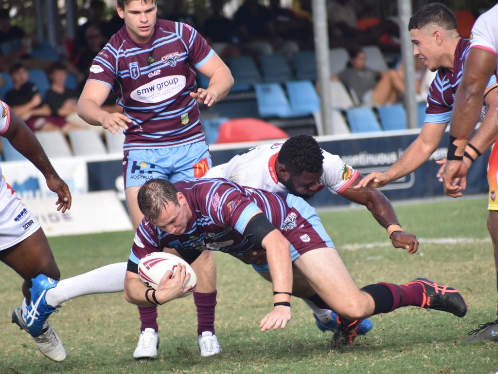 Round 2 of the Hostplus Cup, CQ Capras versus PNG Hunters, Rockhampton’s Browne Park, March 26, 2022.