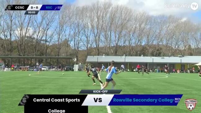 Replay: Bill Turner Trophy - Rowville Secondary College  v Central Coast Sports High