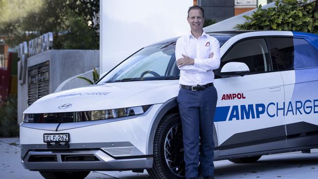 Ampol chief executive Matt Halliday. Picture: Karl Schwerdtfeger