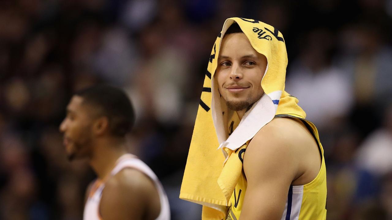Steph Curry helped set an all-time NBA record on Sunday. Photo: Christian Petersen/Getty Images/AFP