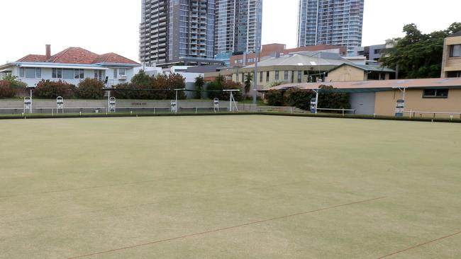 A view of 1 Park Lane from the Southport Bowls Club.