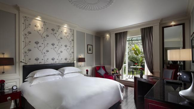 A premium room at the Sofitel Legend Metropole, Hanoi