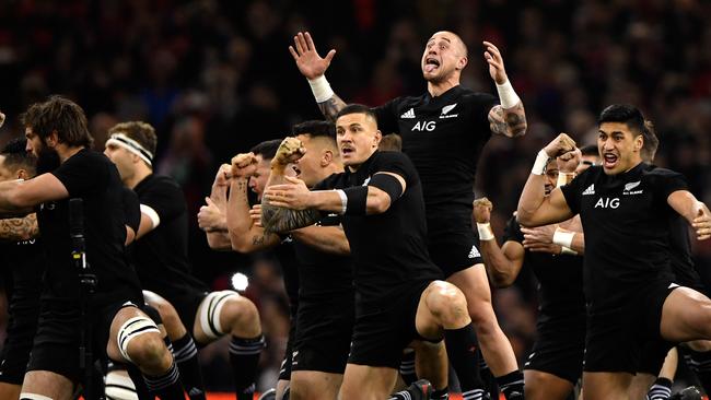 A dance the All Blacks are better known for — the haka.