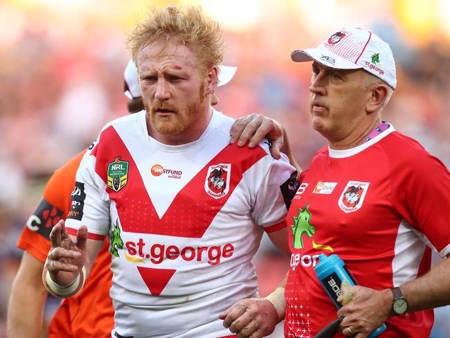 James Graham said he had hundreds of concussions during his playing career. Picture: Chris Hyde/Getty Images