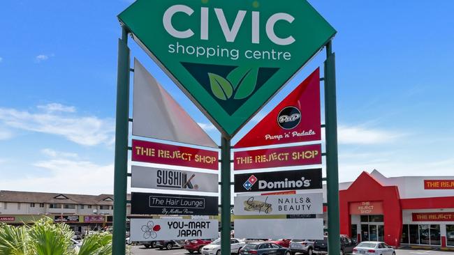 The Reject Shop is the major tenant of the Civic Shopping Centre. Picture: Knight Frank Cairns