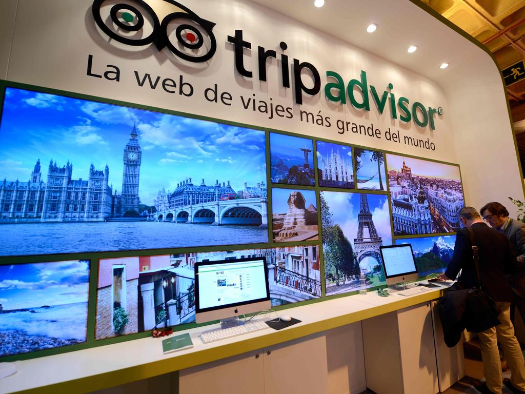 TripAdvisor does not clean up the fake reviews that artificially boost the reputation of top rated hotels, according to a survey of the British consumer association, Which?. Picture: Gerard Julien/AFP