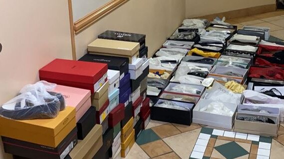 Police said they had discovered an Aladdin’s cave of stolen goods. Picture: NSW Police