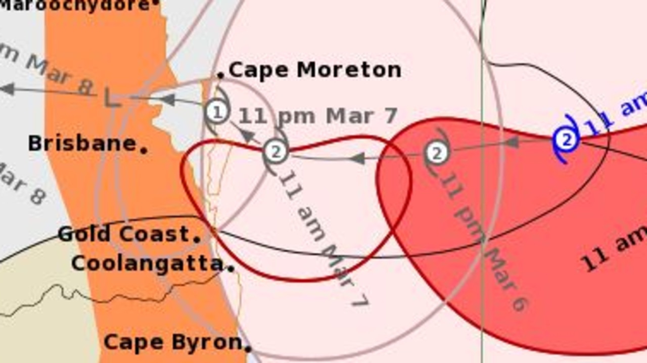 When could Cyclone Alfred actually stop