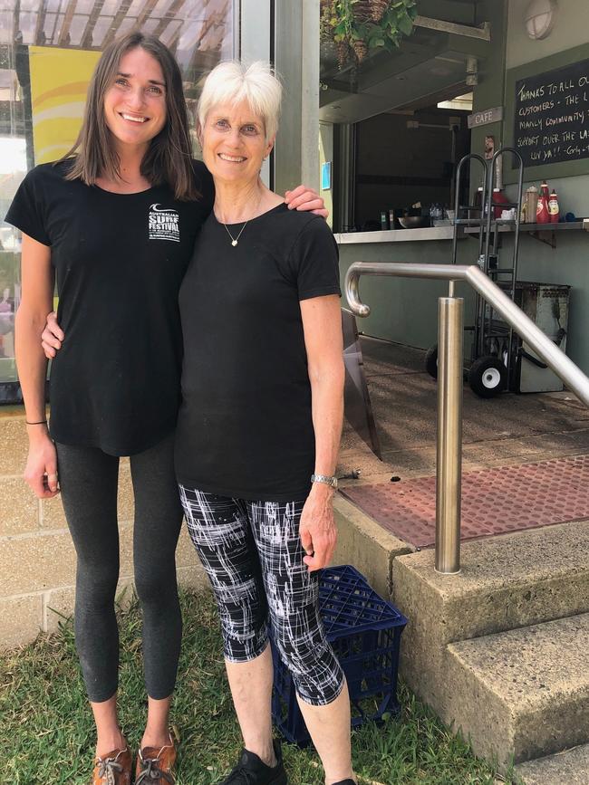 Carly Nicol and her mother Judy crunched the numbers before decided not to go for a new lease on the cafe. Picture: Jim O'Rourke