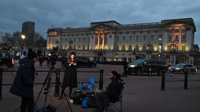 Television, handled badly or overused, can also diminish things, turn meaningful moments into plastic non-events. It was this that we witnessed for hours and hours and hours on Friday. Picture: AFP