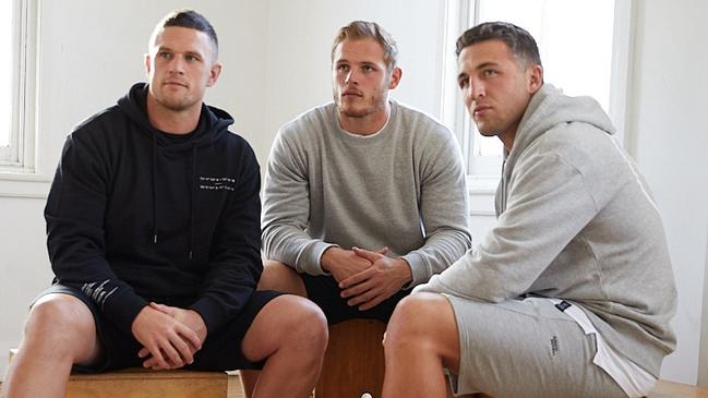 Luke, Thomas and Sam Burgess launch their clothing line 4B Label.