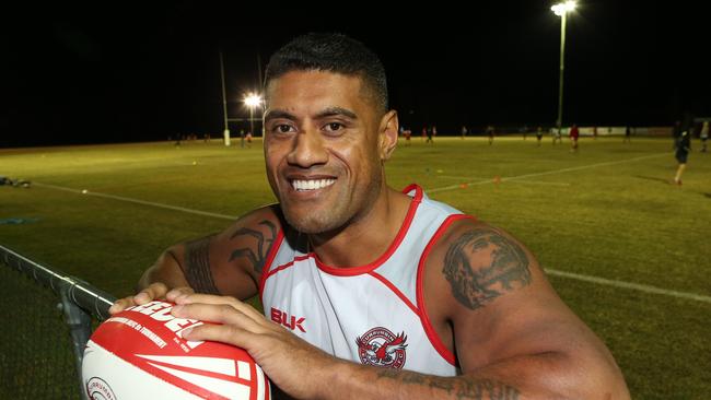 Peletelese played one NRL game for Parramatta in 2010. Picture: Mike Batterham