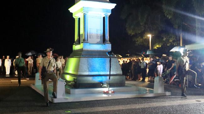 The Anzac Day Dawn Service will be held at the Cairns Centopath on the Esplanade from 5.30am Thursday. Picture: Brendan Radke