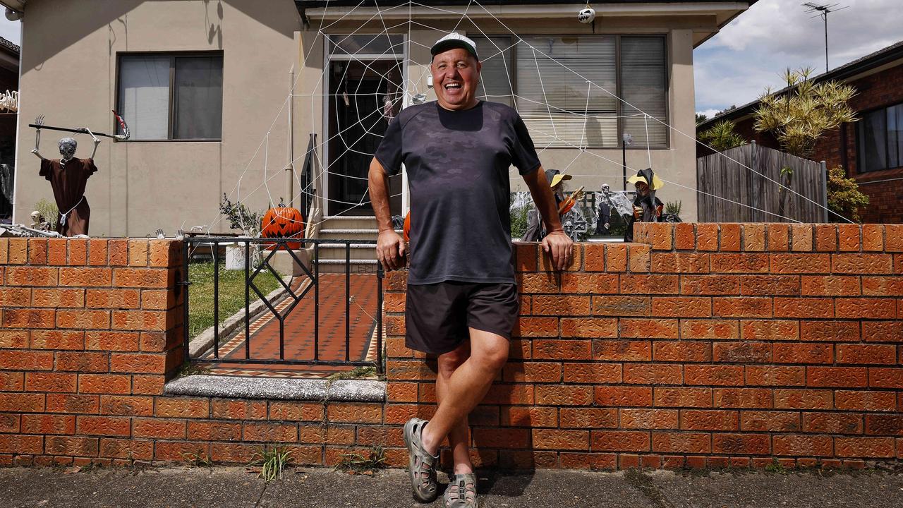 Street decorating rivalry kicks off neighbourhood spider debate