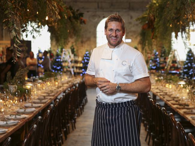 Celebrity chef Curtis Stone at Doltone House, Everleigh, where he unveiled his Christmas menu. Picture: Justin Lloyd.