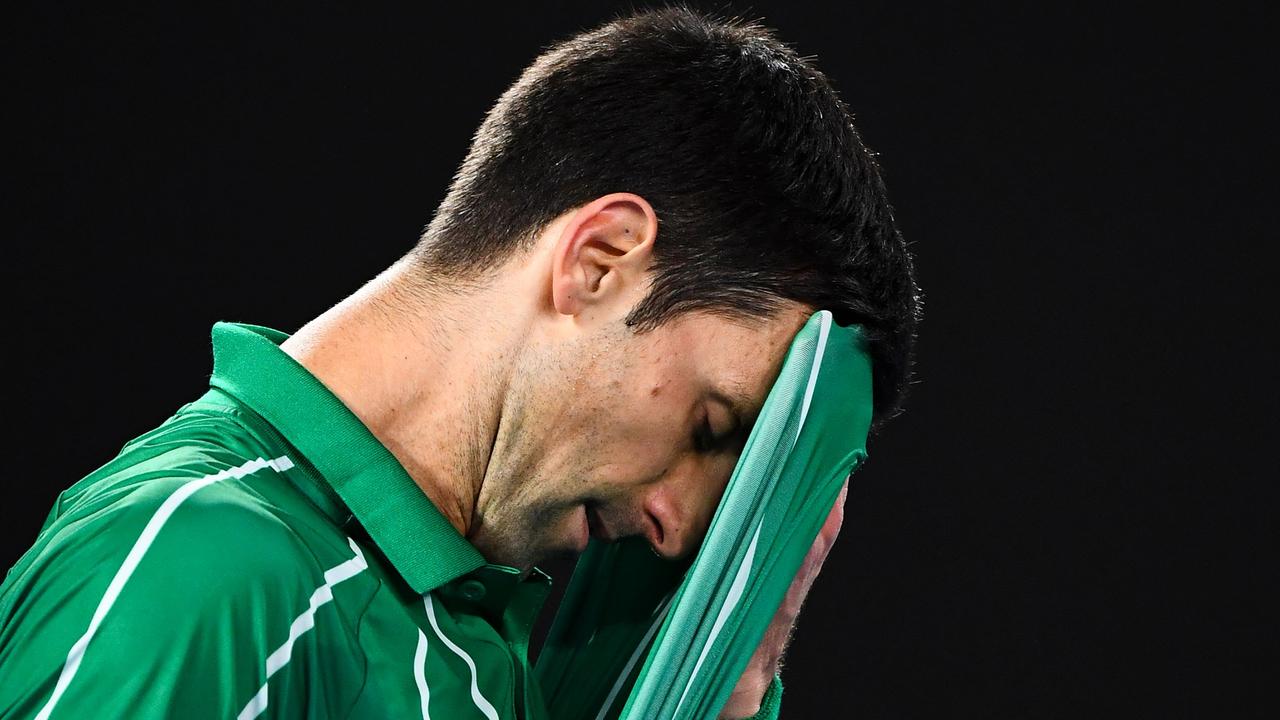 Novak Djokovic is dividing opinion. (Photo by William WEST / AFP)