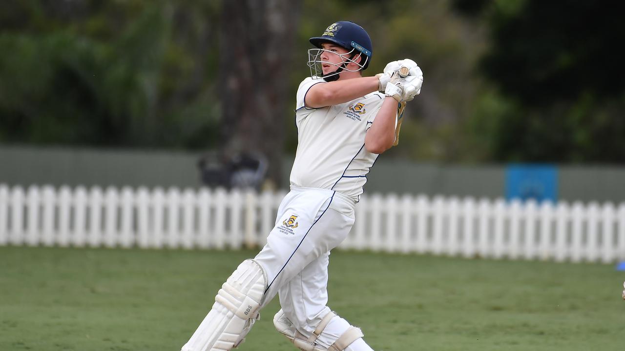 Toowoomba Grammar School batsman Rex Tooley Picture, John Gass.