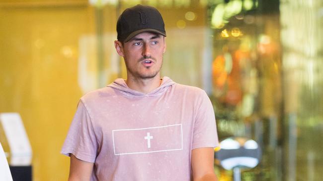 Bernard Tomic let loose on Lleyton Hewitt after his first round loss. Picture: MEGA