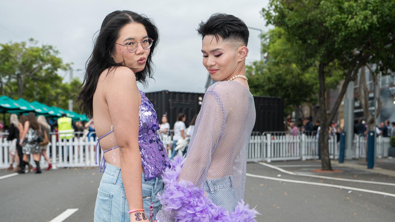 Thousands of concertgoers arrive for the second of four Taylor Swift The Eras Tour concerts at ACCOR Stadium in Sydney,: Picture: NCA NewsWire / Flavio Brancaleone