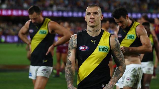 Will we see Dustin Martin in yellow and black again? Picture: Getty Images