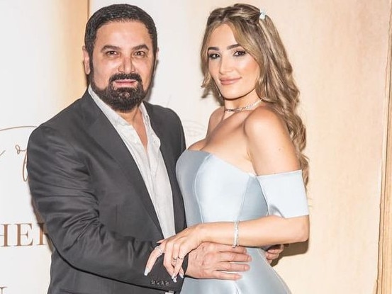 Jean Nassif with daughter Ashlyn at her engagement party in 2022.