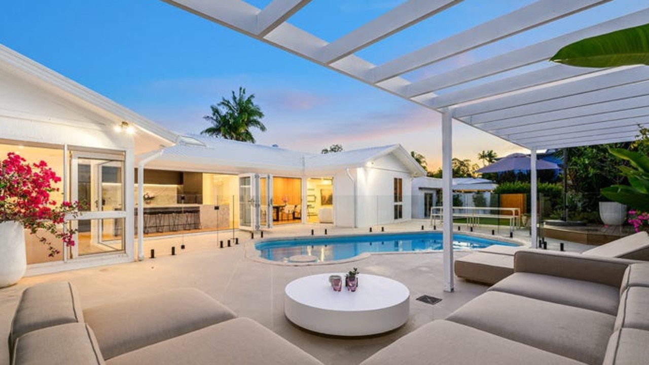 The alfresco area at the Nerang house for sale