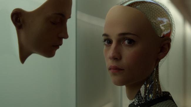 Simply stunning ... Alicia Vikander in a scene from Ex Machina. Picture: Supplied