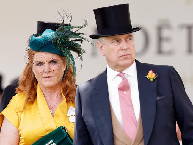 (FILE PIC)  ASCOT, UNITED KINGDOM - JUNE 21: (EMBARGOED FOR PUBLICATION IN UK NEWSPAPERS UNTIL 24 HOURS AFTER CREATE DATE AND TIME) Sarah Ferguson, Duchess of York and Prince Andrew, Duke of York attend day four of Royal Ascot at Ascot Racecourse on June 21, 2019 in Ascot, England. (Photo by Max Mumby/Indigo/Getty Images)