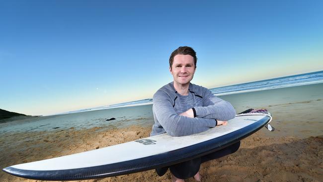 AFL star Patrick Dangerfield came to the aid of his cousin, who was the victim of a ‘surf-rage’ incident. Picture: Nigel Hallett