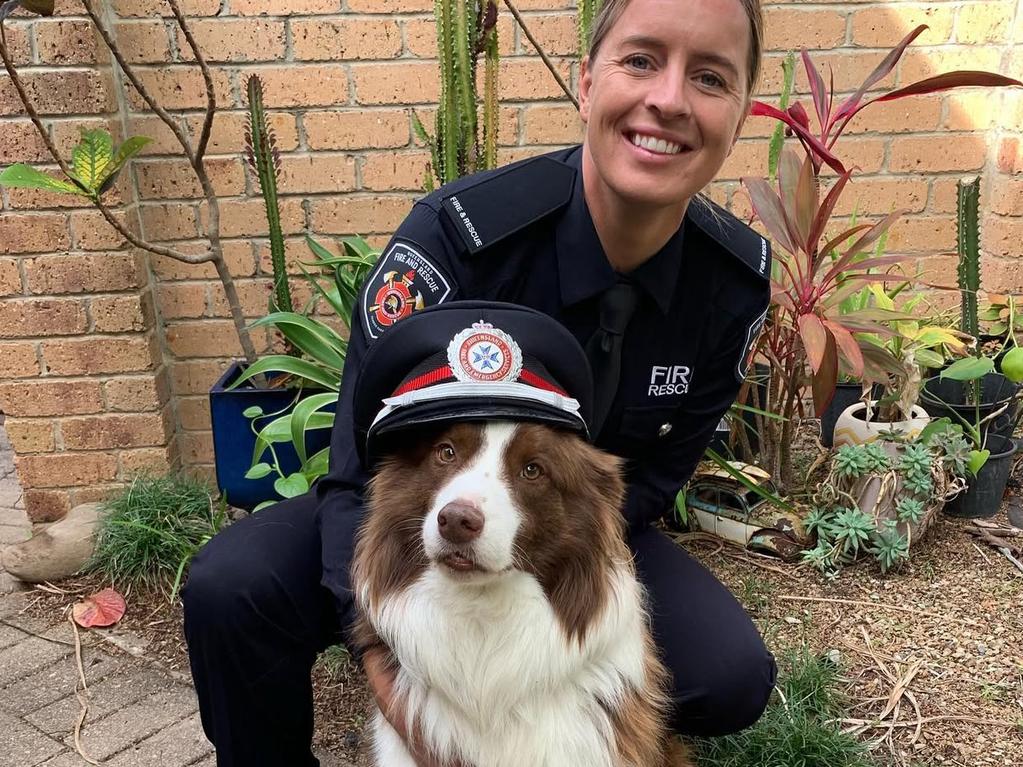 Lauren Brown and her dog, Denzel.