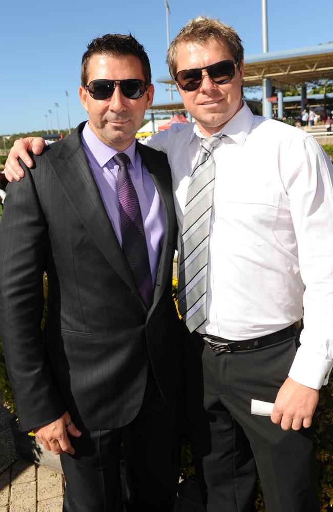 Neil Whittle and Corey Passey at the 2011 event. Picture: Che Chapman