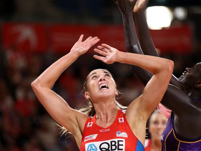 Sarah Klau of the Swifts has found another level this season. Picture: Jason McCawley/Getty Images