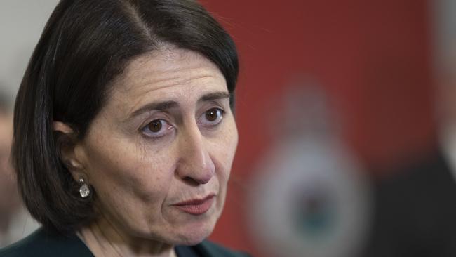 NSW Premier Gladys Berejiklian says elimination is “not going to happen” in NSW. Picture: Brook Mitchell/Getty Images