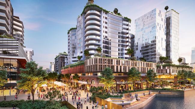 Artist impressions of the SOL by Walker residential project for the Maroochydore CBD. Photo: Walker Corporation