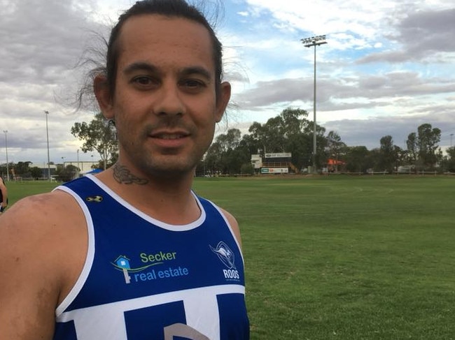 Dadleh during his time with East Roxby. Picture: East Roxby Football Club