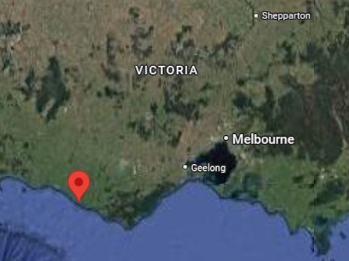 The location of Nirranda South in Victoria. Picture: Google Maps