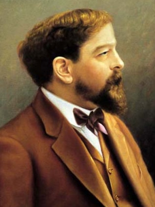 Ravel’s great rival, Claude Debussy, in about 1905.