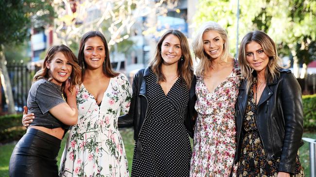 NSW contestantss:  (L-R) Jennifer, Elora, Laura, Alix and Elizabeth. Picture: Tim Hunter.